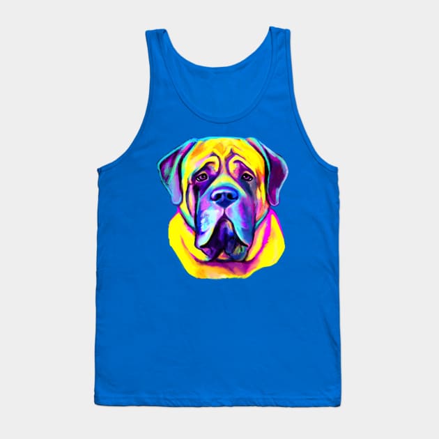 English Mastiff in Colors Tank Top by PenguinCornerStore